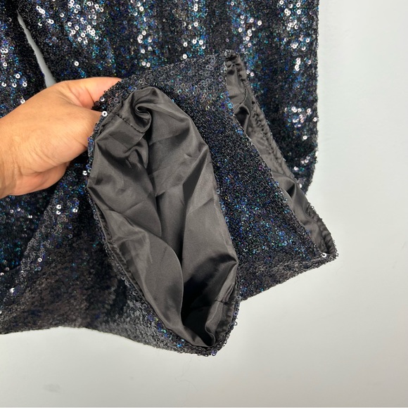 ASOS W40”plus short L30”holidays sequins straight leg pants full lining NWT - Picture 15 of 16